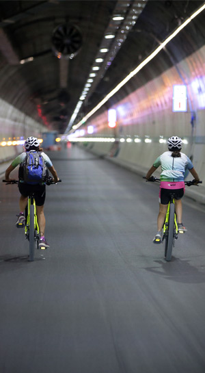 La cyclofréjus : entre France et Italie et… un tunnel de 13km !